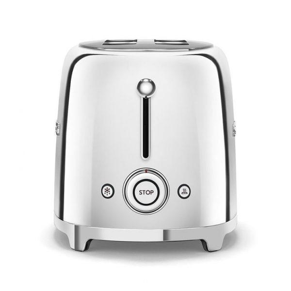 توستر دو اسلایس اسمگ TSF01 | Smeg steel toaster 3