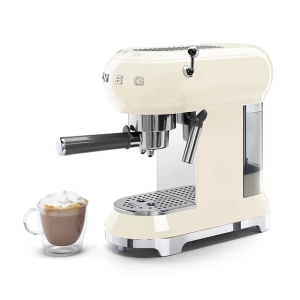 اسپرسو ساز کرم اسمگ مدل ECF01 | Smeg Espresso Maker Cream 1