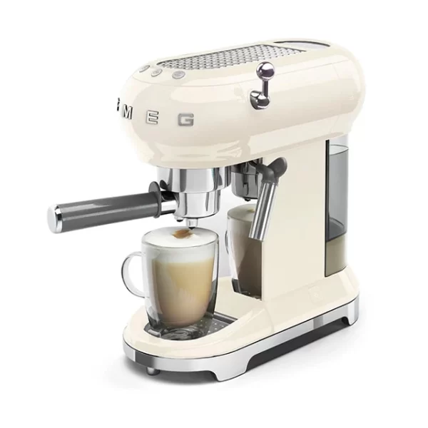 اسپرسو ساز کرم اسمگ مدل ECF01 | Smeg Espresso Maker Cream 2