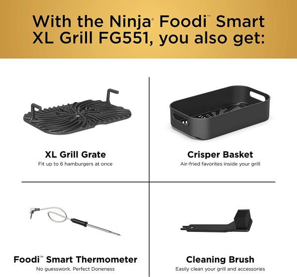 کباب پز Ninja Foodi Smart XL 6-in-1 Indoor Grill with Air Fry مدل AG551 ارسال یک روز بعد ازثبت سفارش | https microless.ir wp content uploads 2022 12 Synology 35